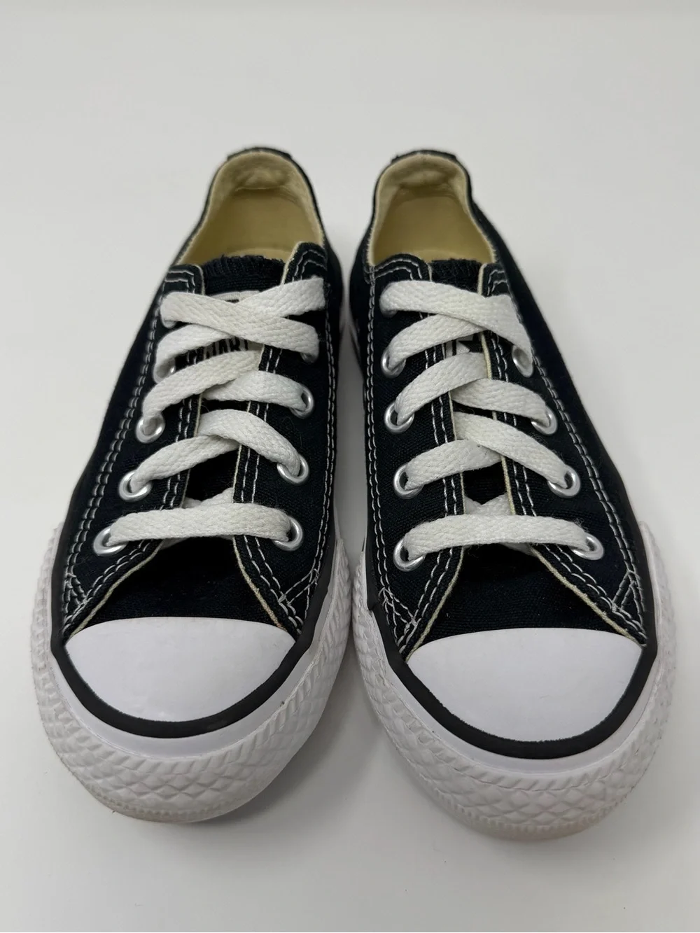 Converse Black and White Canvas Kids Sneakers Sz.11